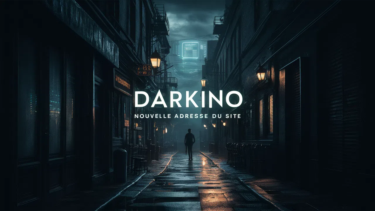 Capture d’écran du nouveau site Darkiworld affichant sa dernière adresse officielle en 2025