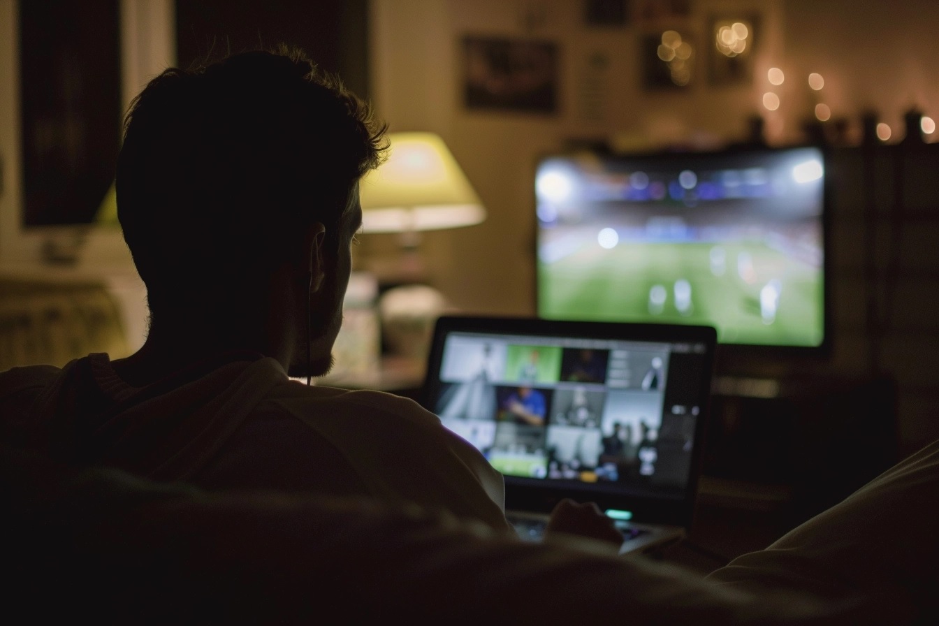 Nouvelle adresse de Primefoot illustrée avec un visuel dynamique sur le streaming sportif